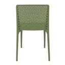 Ver imagem 6 de Cadeira Tramontina Isabelle em Polipropileno e Fibra de Vidro Verde Oliva