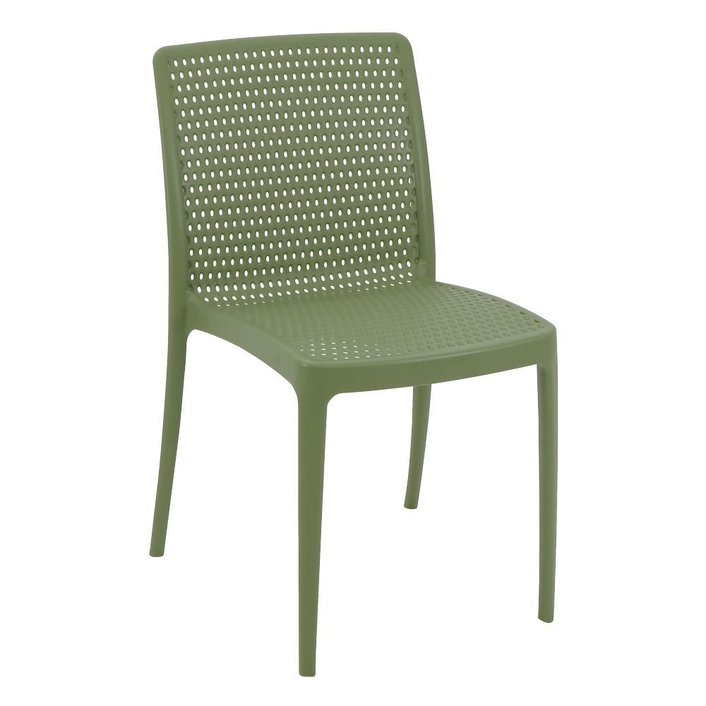 Cadeira Tramontina Isabelle em Polipropileno e Fibra de Vidro Verde Oliva - 1