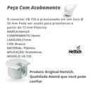 Ver mais imagens de Kit Sup. De Prateleira Plást. Vb 135 / Rafix Tab 20 Preto + Pf Vb Du 279 (Longo) 100