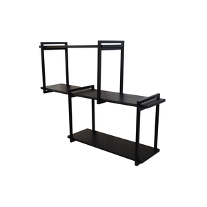 Nicho Suspenso 90x20 Vintage Duplo/preto 05