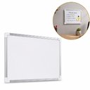 Ver imagem 1 de Quadro Branco Magnetico Dupla Face 20x30 Lousa Metalica para Recados Anotacoes Planejamento Multiuso