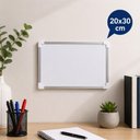 Ver imagem 2 de Quadro Branco Magnetico Dupla Face 20x30 Lousa Metalica para Recados Anotacoes Planejamento Multiuso