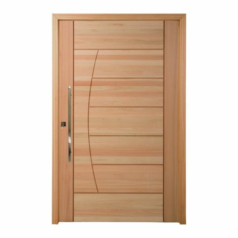 Kit Porta Pivotante Maciça de Eucalipto 214x109x14cm PM78 Solar Cruzeiro Portas