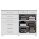 Ver imagem 3 de Cômoda New Triunfo 8 Gavetas 2 Portas Benetil Branco