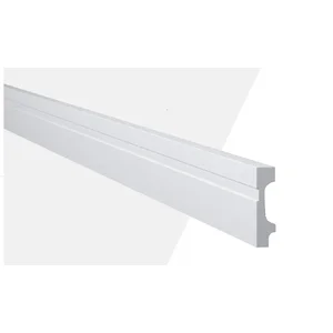 Rodapé de Poliestireno 7cm x 18mm Frisado Metro Linear Fb7 GART