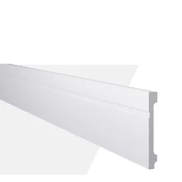 Rodapé de Poliestireno Frisado 15cm x 2,44m Rende 2,44 Metros FB15 Gart - 1
