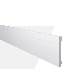 Rodapé de Poliestireno 15cm x 18mm Frisado Metro Linear Fb15 GART