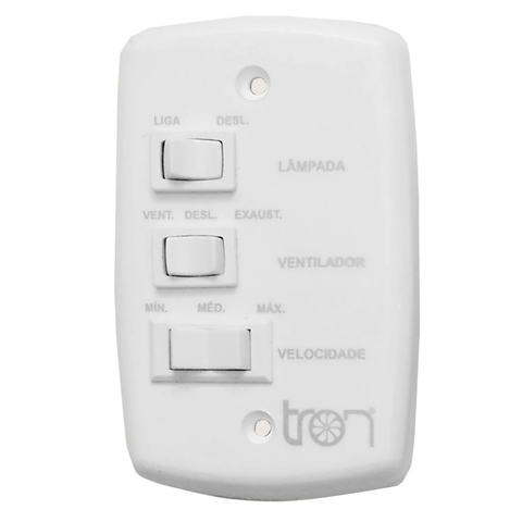 Controle de Velocidade Tron P/ventilador C/ Capacitor 127v