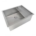 Ver imagem 1 de Pia Cuba em Aço Inox C/ Escorredor e Valvula 50x40