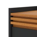 Ver imagem 6 de Buffet Aparador Ripado 2 Portas com Pés de Mdf Astúrias 92cm