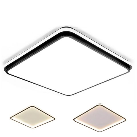 Plafon Lustre Led 3 em 1 Sobrepor Decoraçao Moderno Iluminaçao Casa Quarto Sala de Estar Residencial