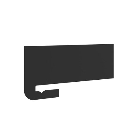 Painel Divisor Lateral de Mesas 60 Pandin Pe40 - Preto Pdl600pe40