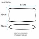 Ver imagem 2 de Travesseiro Basic Premium - Latex Flocos Capa Hipoalergênica