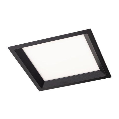 Painel Led Embutir 12w preto 3000k dld01nb Bella St2172