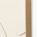 Ver imagem 5 de Quadro Arte em Relevo com Moldura Ps Bamboo Natural 60 Cm X 60 Cm 17391s