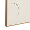 Ver imagem 3 de Quadro Arte em Relevo com Moldura Ps Bamboo Natural 60 Cm X 60 Cm 17391s