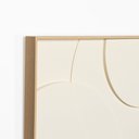 Ver imagem 2 de Quadro Arte em Relevo com Moldura Ps Bamboo Natural 60 Cm X 60 Cm 17391s
