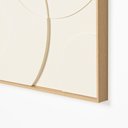 Ver imagem 4 de Quadro Arte em Relevo com Moldura Ps Bamboo Natural 60 Cm X 60 Cm 17391s