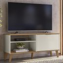 Ver imagem 2 de Rack Bancada para Tv 50 Pol 115 Cm 6950 Off White Nature Plla