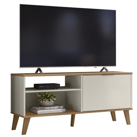 Rack Bancada para Tv 50 Pol 115 Cm 6950 Off White Nature Plla