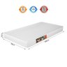 Beliche Madrid com Grades de Proteção e Cama Removível - Branco com 2 Colchões - 6