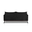 Ver imagem 3 de Sofá 2 Lugares Decorativo Atlas 1,60cm Pés Retro Linho Boucle Preto 3203 - Vimont Moveis