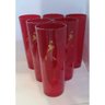 Kit 6x Copo Johnie Walker Long Drink Cristal Vermelho 300ml - 1