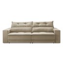 Ver mais imagens de Sofá Retrátil e Reclinável 3 Lugares 2,50m com Molas Emily Suede Adonai Estofados