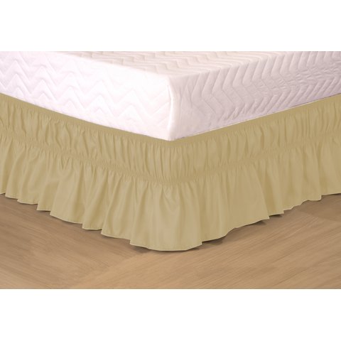 Saia Para Cama Box Colchobox Elasticada Queen Avelã