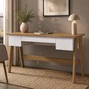 Ver imagem 4 de Mesa Escrivaninha Home Office 3 Gavetas Soul A03 Hanover Off White - Lyam Decor