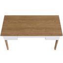 Ver imagem 7 de Mesa Escrivaninha Home Office 3 Gavetas Soul A03 Hanover Off White - Lyam Decor