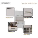 Ver imagem 3 de Armário para Cozinha Kit Pop Plus 4 Portas 2 Gavetas Branco Fosco Brilho - Zanzini