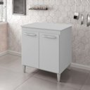 Ver imagem 7 de Balcao Multiuso 75 Cm 2 Portas 9240 Branco Mobbs