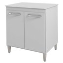Ver imagem 1 de Balcao Multiuso 75 Cm 2 Portas 9240 Branco Mobbs