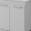 Ver imagem 5 de Balcao Multiuso 75 Cm 2 Portas 9240 Branco Mobbs