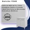 Balcao Multiuso 75 Cm 2 Portas 9240 Branco Mobbs - 4
