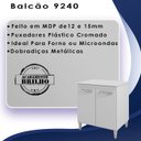 Ver imagem 4 de Balcao Multiuso 75 Cm 2 Portas 9240 Branco Mobbs