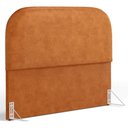 Ver imagem 1 de Cabeceira Cama Box Queen 160cm Orgânica Lanna W01 Couríssimo Canela - Lyam Decor