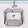 Tanque Inox Lavanderia 55x45 com Válvula e Sifão Aço Inox - Brinovar - 3