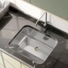 Tanque Inox Lavanderia 55x45 com Válvula e Sifão Aço Inox - Brinovar - 2