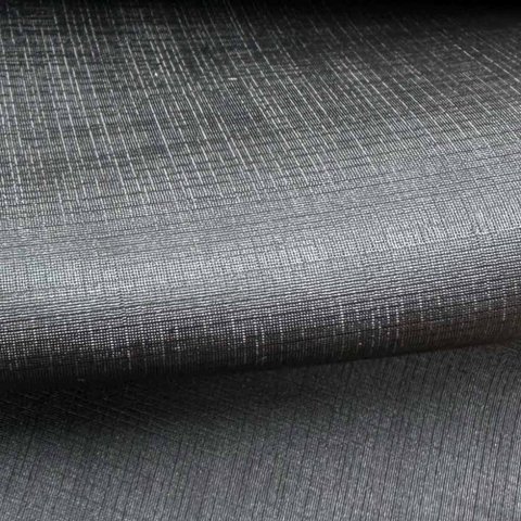 Tecido Sintético Facto Dunas Preto Para Poltrona Cabeceira Estofado Decoração T02 Metro - Lyam Decor