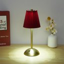 Ver imagem 4 de Luminaria de Mesa Led 3 Tons Controle de Intensidade Bateria Recarregavel Usb Decoraçao Quarto Cabec