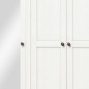 Ver imagem 7 de Guarda Roupa Casal 10 Portas com Espelho e Maleiro Mazzaro F06 Branco Freijó - Lyam Decor