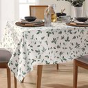 Ver imagem 2 de Toalha de Mesa Quadrada 140x140cm Clean Athenas Botânica 01 - Dohler Estampado Claro