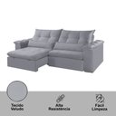 Ver imagem 5 de Sofá Exclusive Retrátil e Reclinável 210cm Braço 25cm Meu Sofá Online