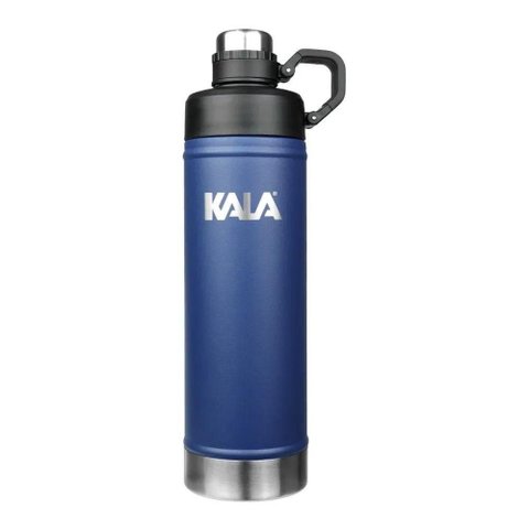 Garrafa Squeeze Térmica 300003 Aço Inox Parede Dupla Azul Kala 750ml