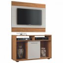 Ver imagem 1 de Rack com Painel para TV 43 Polegadas Notável Freijó Trend com Off White