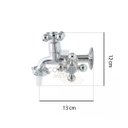 Ver imagem 3 de Torneira Maquina de Lavar Tanque 2 Saidas Metal Cromada 1428