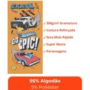 Ver imagem 4 de Toalha de Banho Personagens Estampada Menino Menina Hot Wheels Lepper