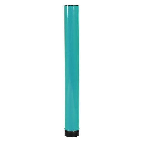CANO CHAMINE ESMALTADO AZUL TURQUESA 1 M 110 MM